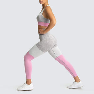 HORIZONS Pink Seamless Yoga Set