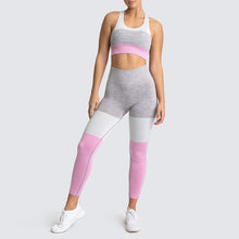 Load image into Gallery viewer, HORIZONS Pink Seamless Yoga Set

