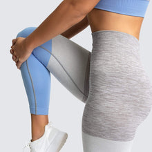 Load image into Gallery viewer, HORIZONS Blue Seamless Yoga Set
